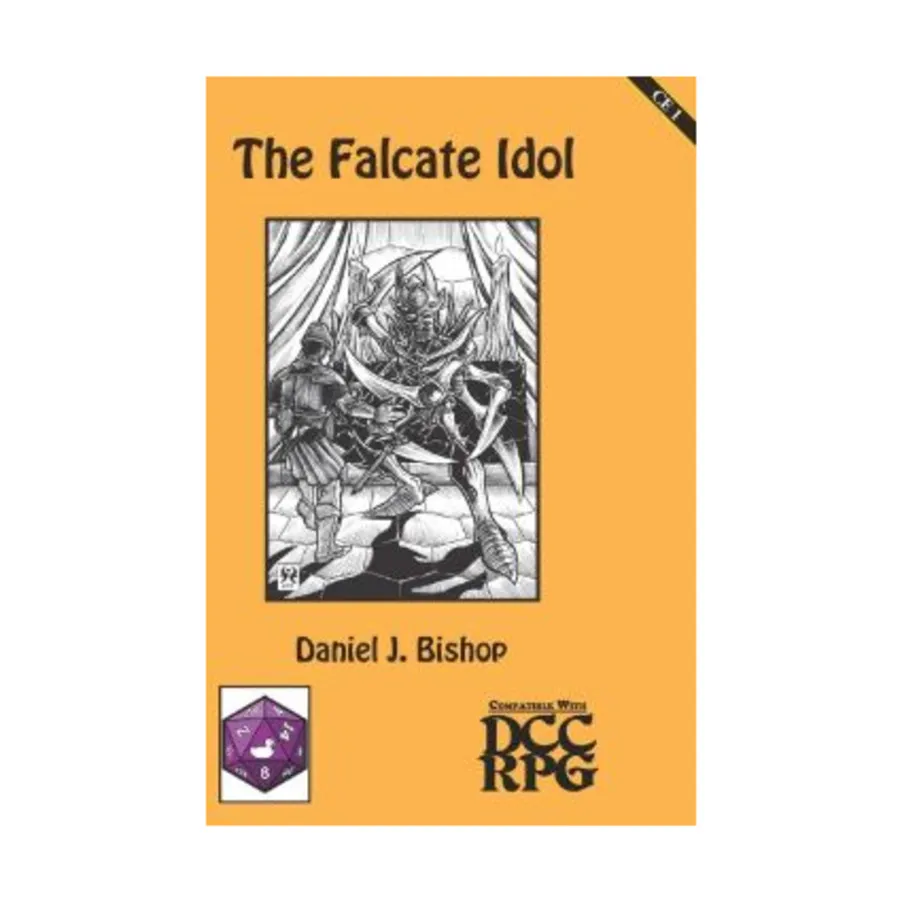 Campaign Elements #1 - Falcate Idol, Dungeon Crawl Classics (Purple Duck Games), мягкая обложка
Campaign Elements #1 - Falcate Idol, Dungeon Crawl Classics (Purple Duck Games), мягкая обложка