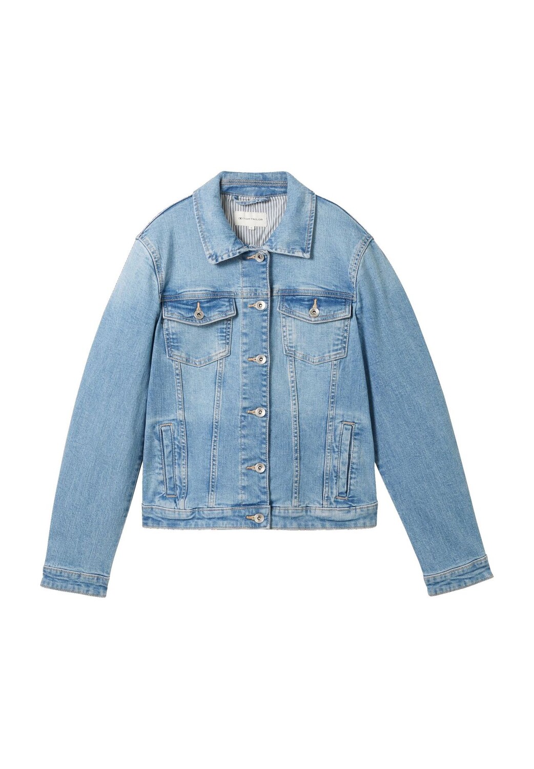 Джинсовая куртка, воротник Кент, нагрудные карманы, женская TOM TAILOR, цвет Light Stone
Джинсовая куртка, воротник Кент, нагрудные карманы, женская TOM TAILOR, цвет Light Stone