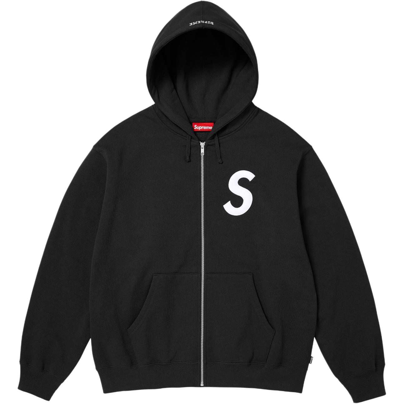 Толстовка на молнии с логотипом S Supreme, черный
Толстовка на молнии с логотипом S Supreme, черный