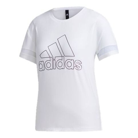 Футболка спортивная стильные с круглым вырезом и коротким рукавом Adidas, белый
Футболка спортивная стильные с круглым вырезом и коротким рукавом Adidas, белый