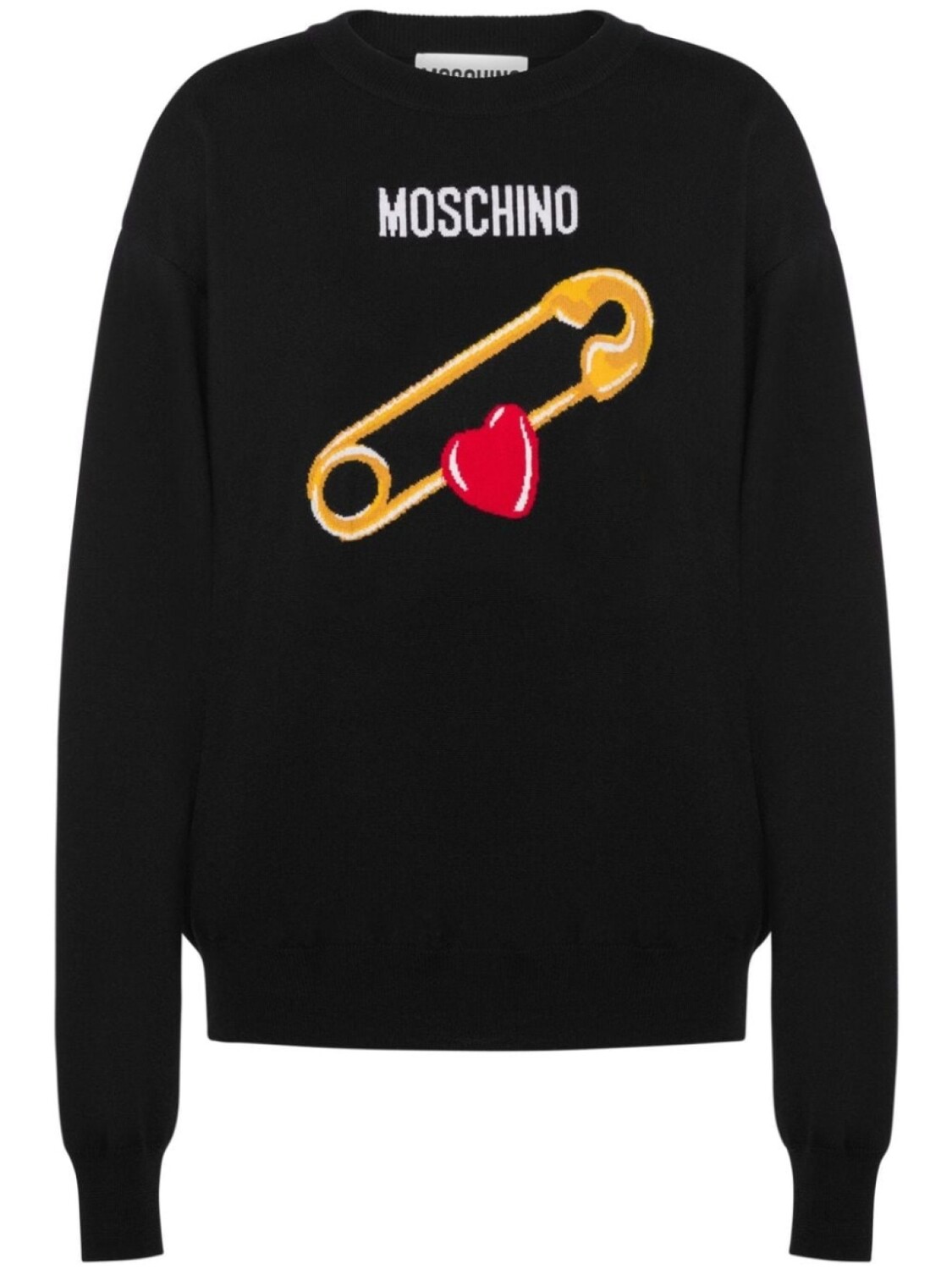 Moschino джемпер из вирджинской шерсти, черный
Moschino джемпер из вирджинской шерсти, черный