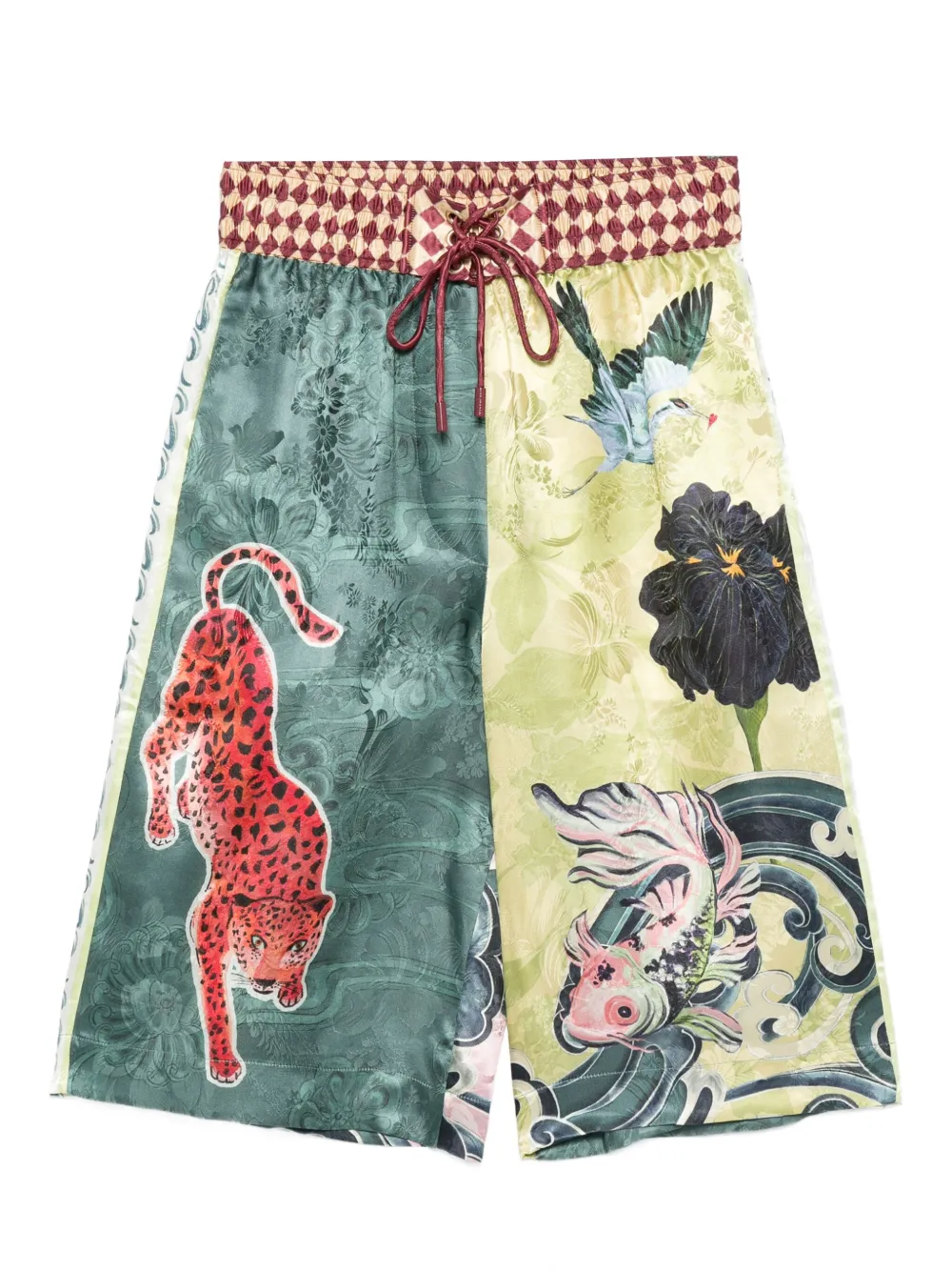 Шорты Rochester с анималистичным принтом и завязками ALEMAIS, зеленый
Шорты Rochester с анималистичным принтом и завязками ALEMAIS, зеленый