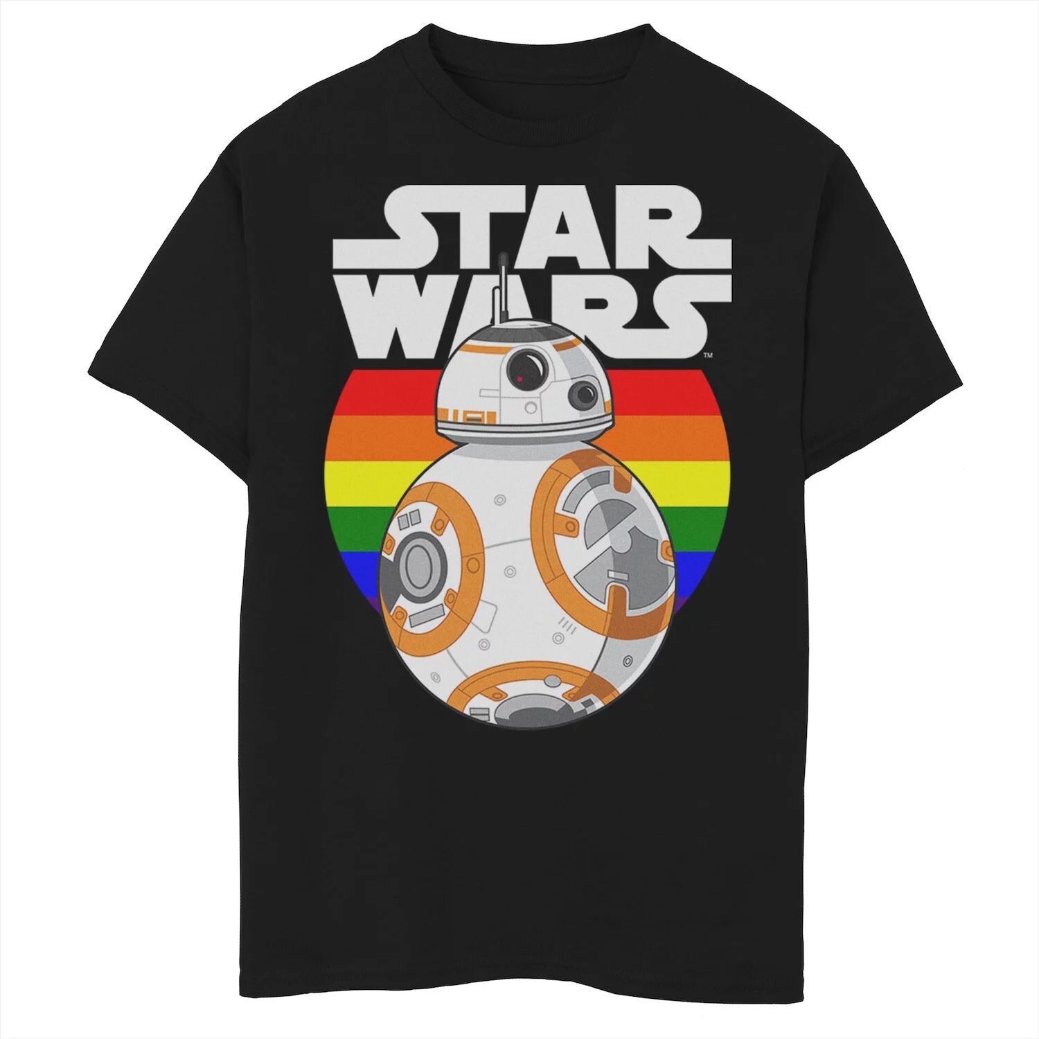 Футболка с изображением портрета в радужную полоску для мальчиков 8–20 лет «Звездные войны BB-8» Licensed Character
Футболка с изображением портрета в радужную полоску для мальчиков 8–20 лет «Звездные войны BB-8» Licensed Character