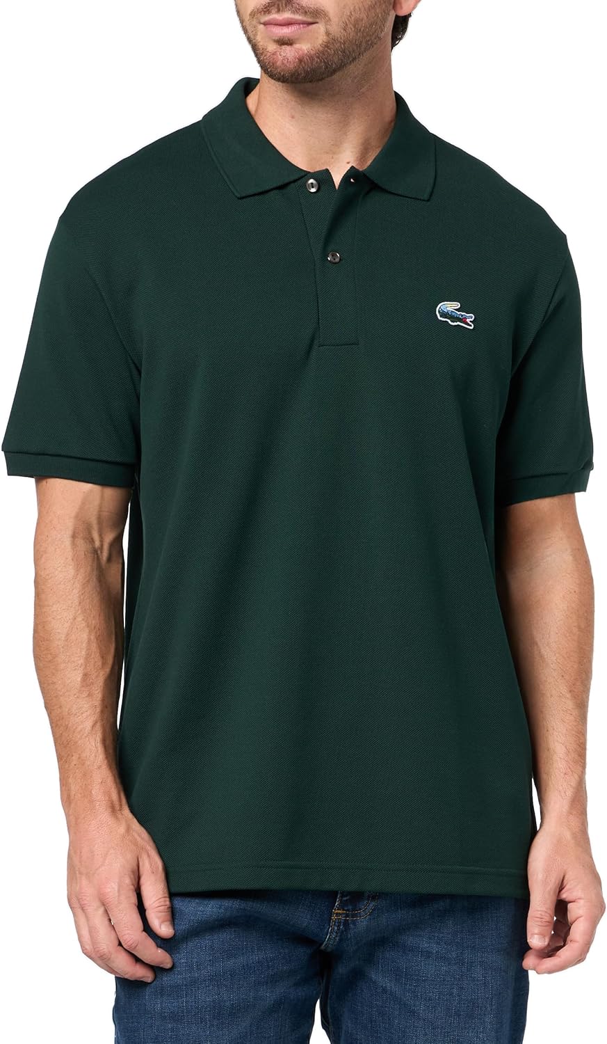 Lacoste мужская классическая футболка-поло Landscape Crocodile Piqué, Sinople
Lacoste мужская классическая футболка-поло Landscape Crocodile Piqué, Sinople