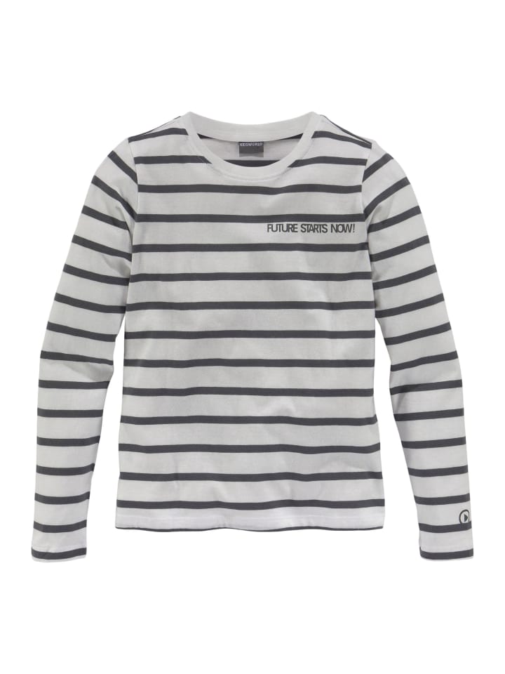 Полосатая рубашка с длинными рукавами Kidsworld
Полосатая рубашка с длинными рукавами Kidsworld