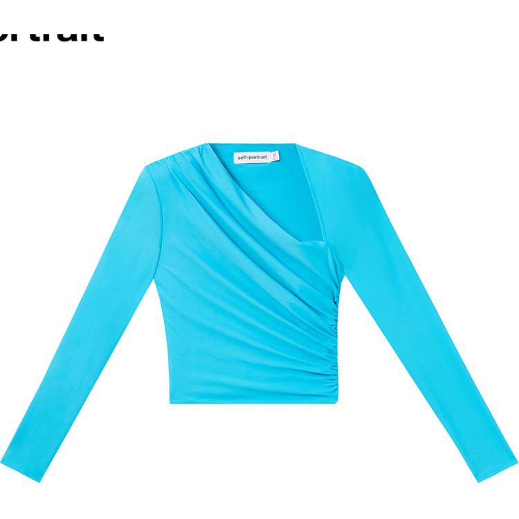 Футболка женская океанская синяя Self-portrait
Футболка женская океанская синяя Self-portrait