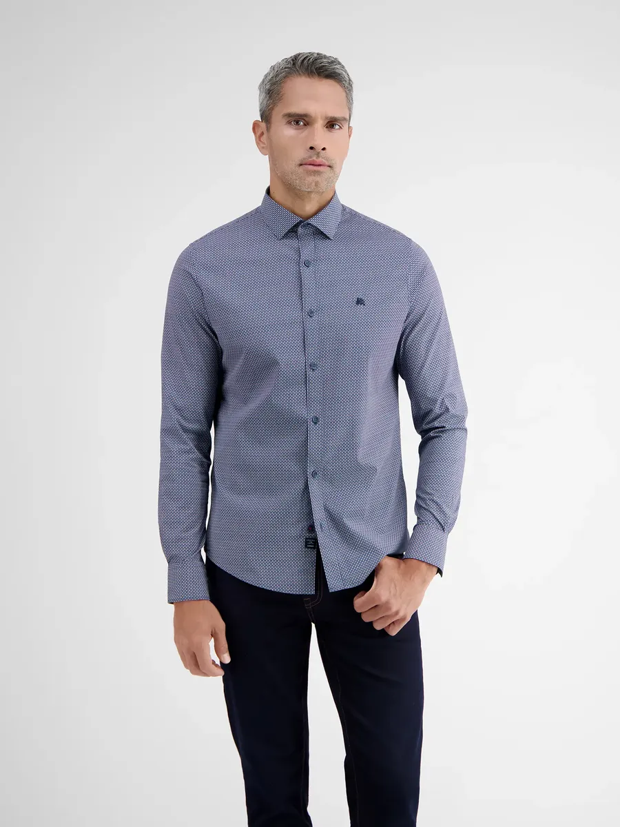 Рубашка LERROS с длинными рукавами "Рубашка LERROS из поплина с воротником акулы, точечный принт", синий
Рубашка LERROS с длинными рукавами "Рубашка LERROS из поплина с воротником акулы, точечный принт", синий