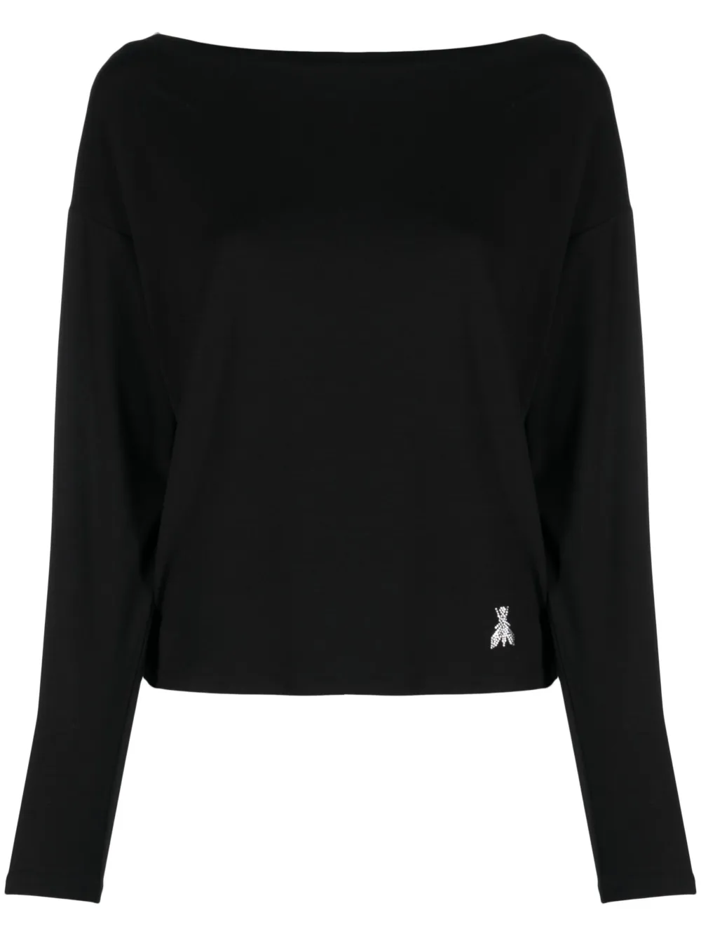 Полупрозрачная толстовка с длинными рукавами Patrizia Pepe, черный
Полупрозрачная толстовка с длинными рукавами Patrizia Pepe, черный