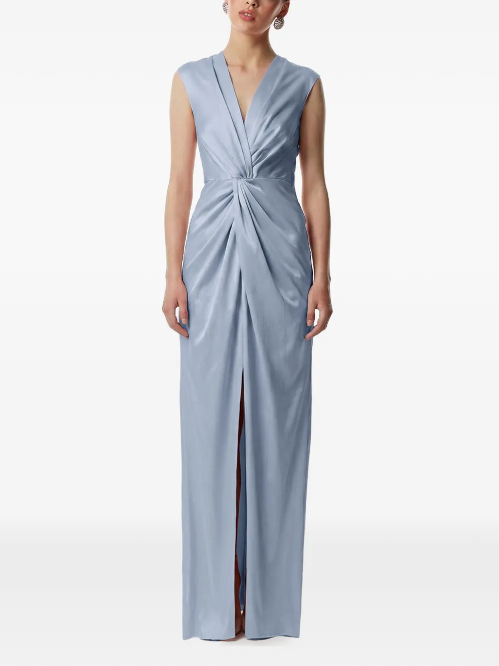 Платье с V-образным вырезом и разрезом Framboise, синий
Платье с V-образным вырезом и разрезом Framboise, синий