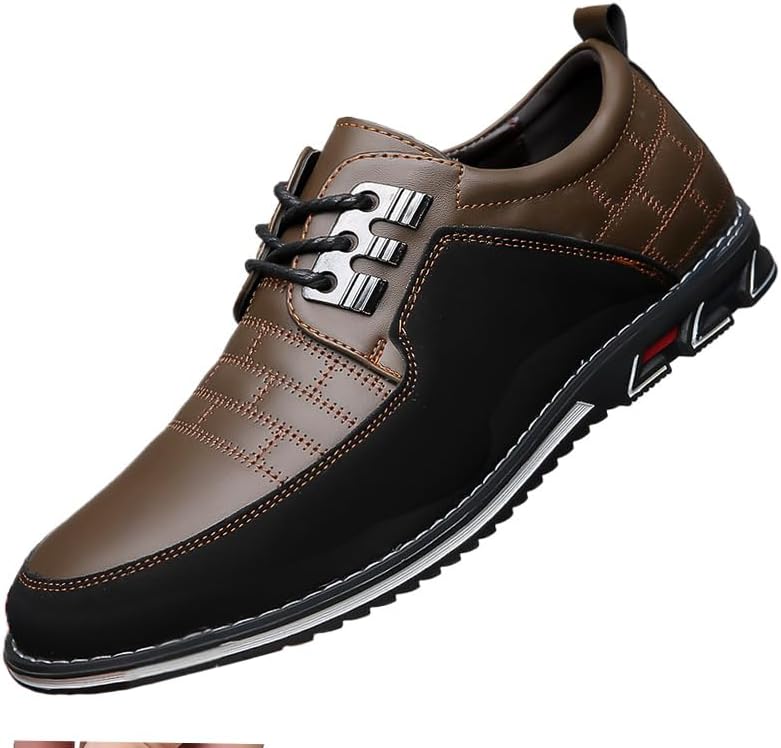 Мужские клетчатые повседневные деловые туфли, износостойкие противоскользящие туфли большого размера Clolinde, темно-коричневый
Мужские клетчатые повседневные деловые туфли, износостойкие противоскользящие туфли большого размера Clolinde, темно-коричневый