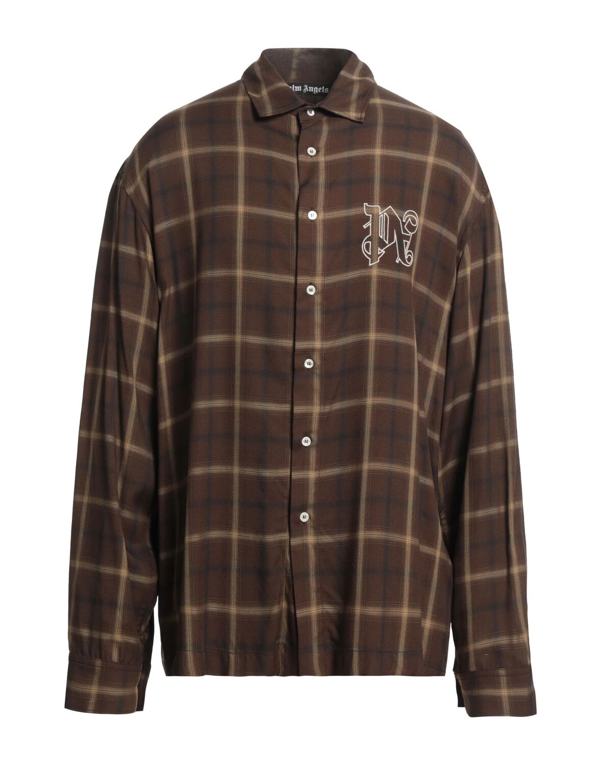 Рубашка Palm Angels, коричневый 
Рубашка Palm Angels, коричневый