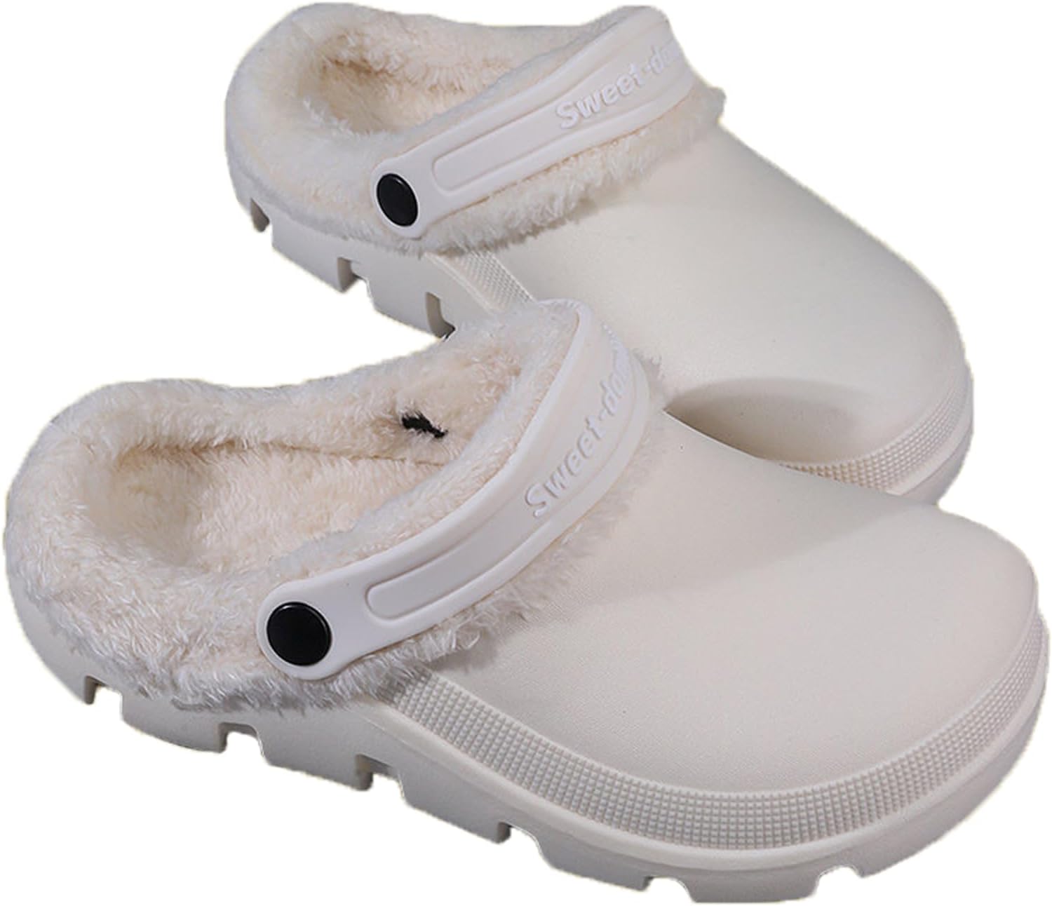 Садовые сабо Fdskwky с мехом для дома: теплые меховые тапочки для женщин и мужчин на зиму, унисекс, нескользящие, для дома и улицы, белый
Садовые сабо Fdskwky с мехом для дома: теплые меховые тапочки для женщин и мужчин на зиму, унисекс, нескользящие, для дома и улицы, белый