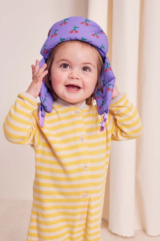 Детская шапка вишневого цвета. Bobo Choses, фиолетовый
Детская шапка вишневого цвета. Bobo Choses, фиолетовый