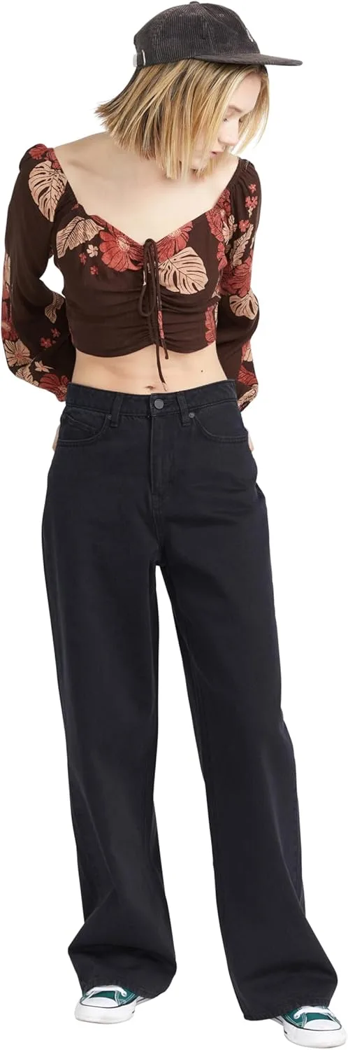 Volcom Women's Stoned Boyfriend High-Rise Джинсы — мешковатый крой, застежка-молния
Volcom Women's Stoned Boyfriend High-Rise Джинсы — мешковатый крой, застежка-молния