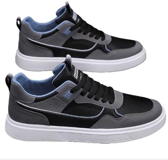 Мужские кеды для скейтборда с шнуровкой - однотонные низкие кроссовки из ПУ, всесезонные с круглым носком и текстильной стелькой для повседневной носки Hhhchpm, черный
Мужские кеды для скейтборда с шнуровкой - однотонные низкие кроссовки из ПУ, всесезонные с круглым носком и текстильной стелькой для повседневной носки Hhhchpm, черный