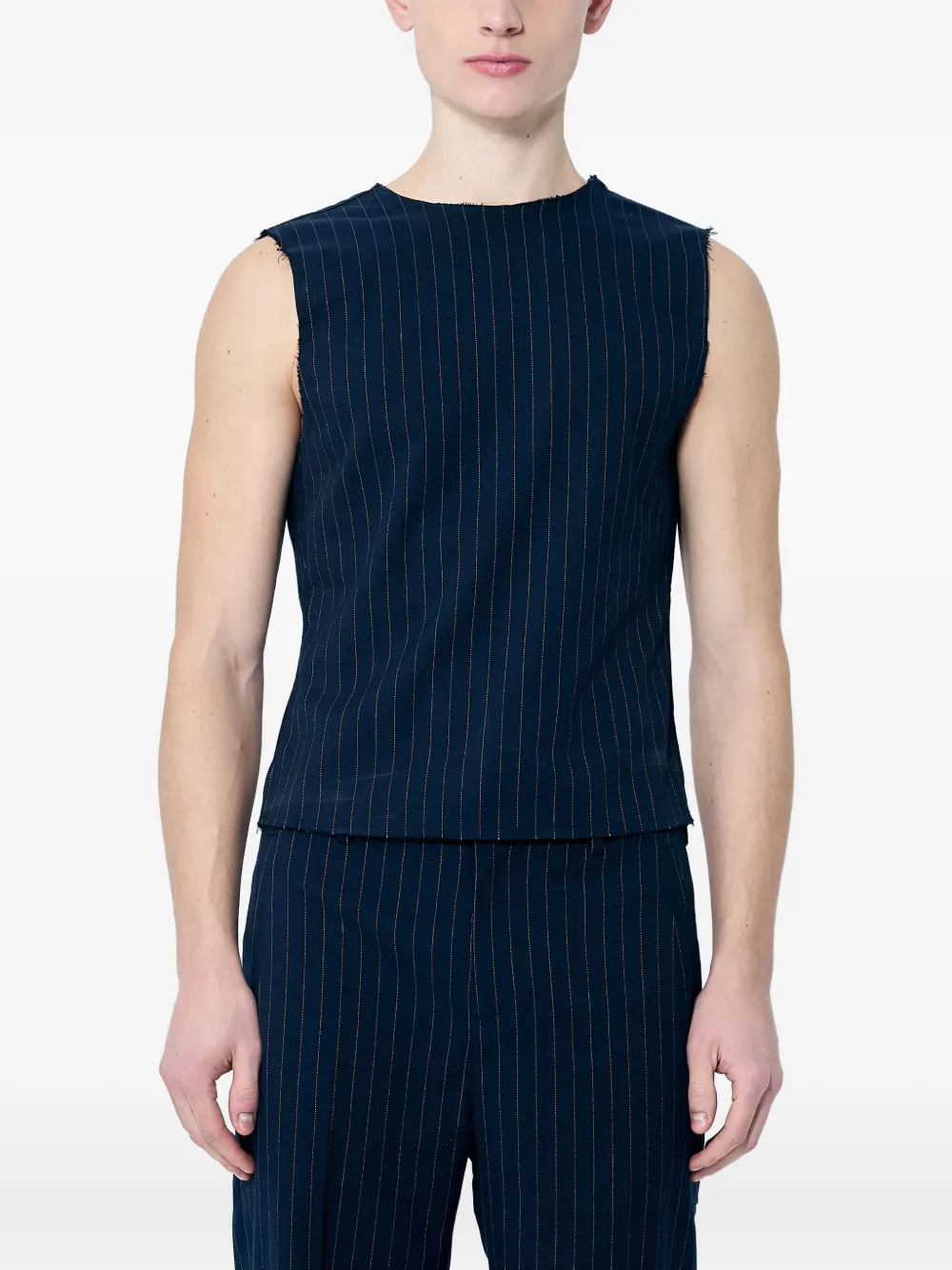 Полосатый топ без рукавов ENTIRE STUDIOS, синий
Полосатый топ без рукавов ENTIRE STUDIOS, синий