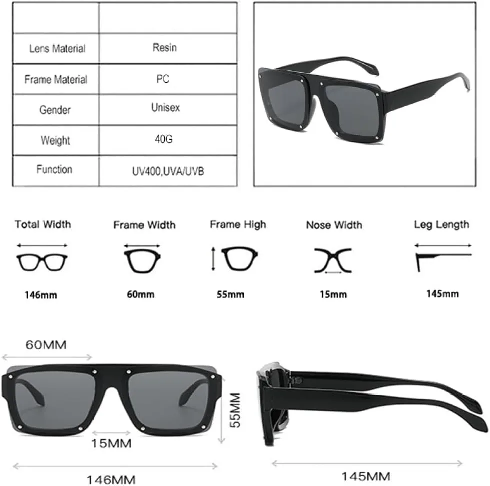 LVTFCO Модные женские солнцезащитные очки с градиентным покрытием UV400, винтажные мужские солнцезащитные очки с заклепками в стиле панк, Red Gray Gradient
LVTFCO Модные женские солнцезащитные очки с градиентным покрытием UV400, винтажные мужские солнцезащитные очки с заклепками в стиле панк, Red Gray Gradient