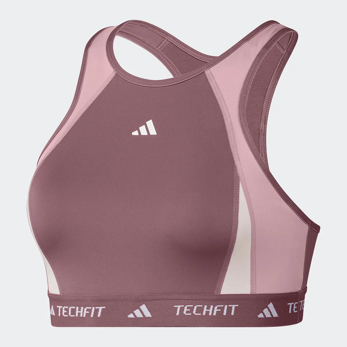 Женский спортивный бюстгальтер Adidas Techfit Medium-Support High-Neck с цветными блоками, розовый
Женский спортивный бюстгальтер Adidas Techfit Medium-Support High-Neck с цветными блоками, розовый