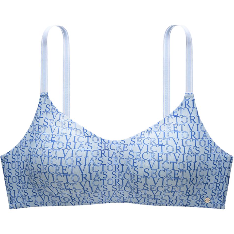 Victoria's Secret Женский бюстгальтер Blue Logo Print
Victoria's Secret Женский бюстгальтер Blue Logo Print