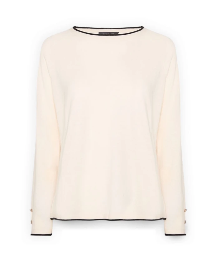 Свитер с контрастной отделкой Elena Mirã², белый
Свитер с контрастной отделкой Elena Mirã², белый