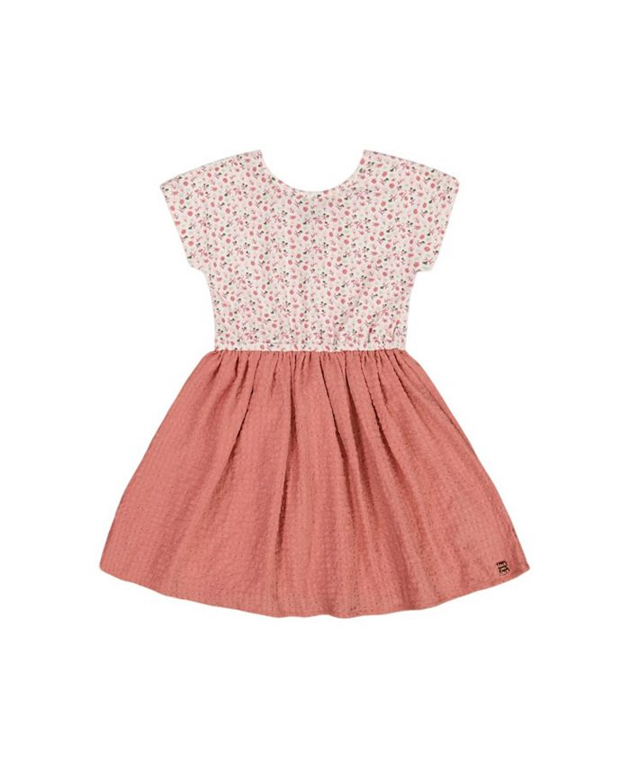 Платье для девочек с комбинированной тканью и принтом на верхней части - для старших детей Deux par Deux, розовый
Платье для девочек с комбинированной тканью и принтом на верхней части - для старших детей Deux par Deux, розовый