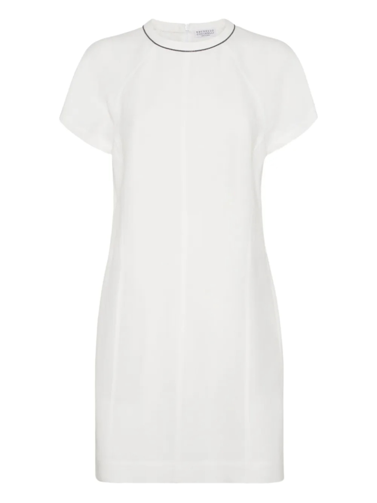 Brunello Cucinelli платье мини с декором Monili, белый
Brunello Cucinelli платье мини с декором Monili, белый
