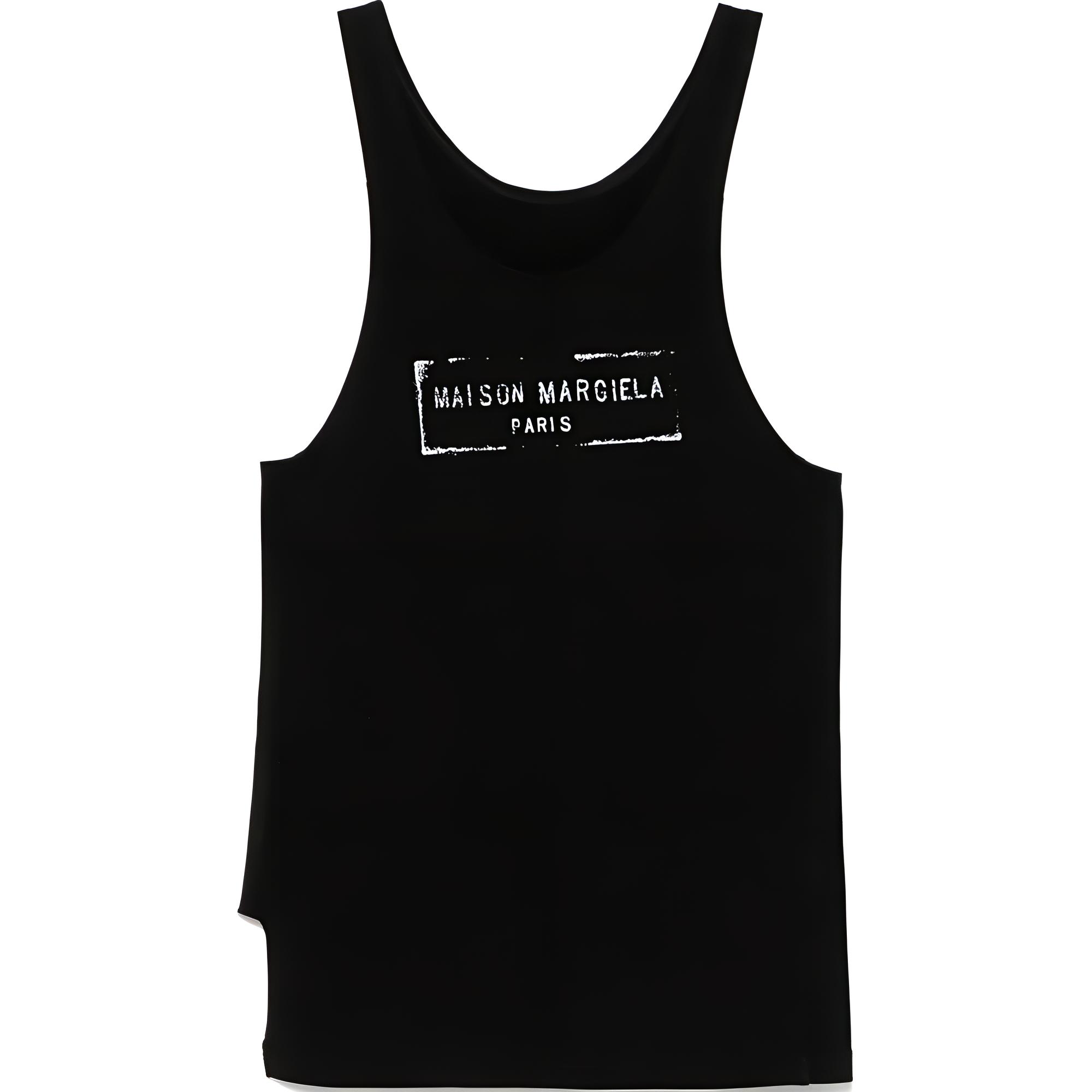 Принтованный топ Maison Margiela, черный
Принтованный топ Maison Margiela, черный