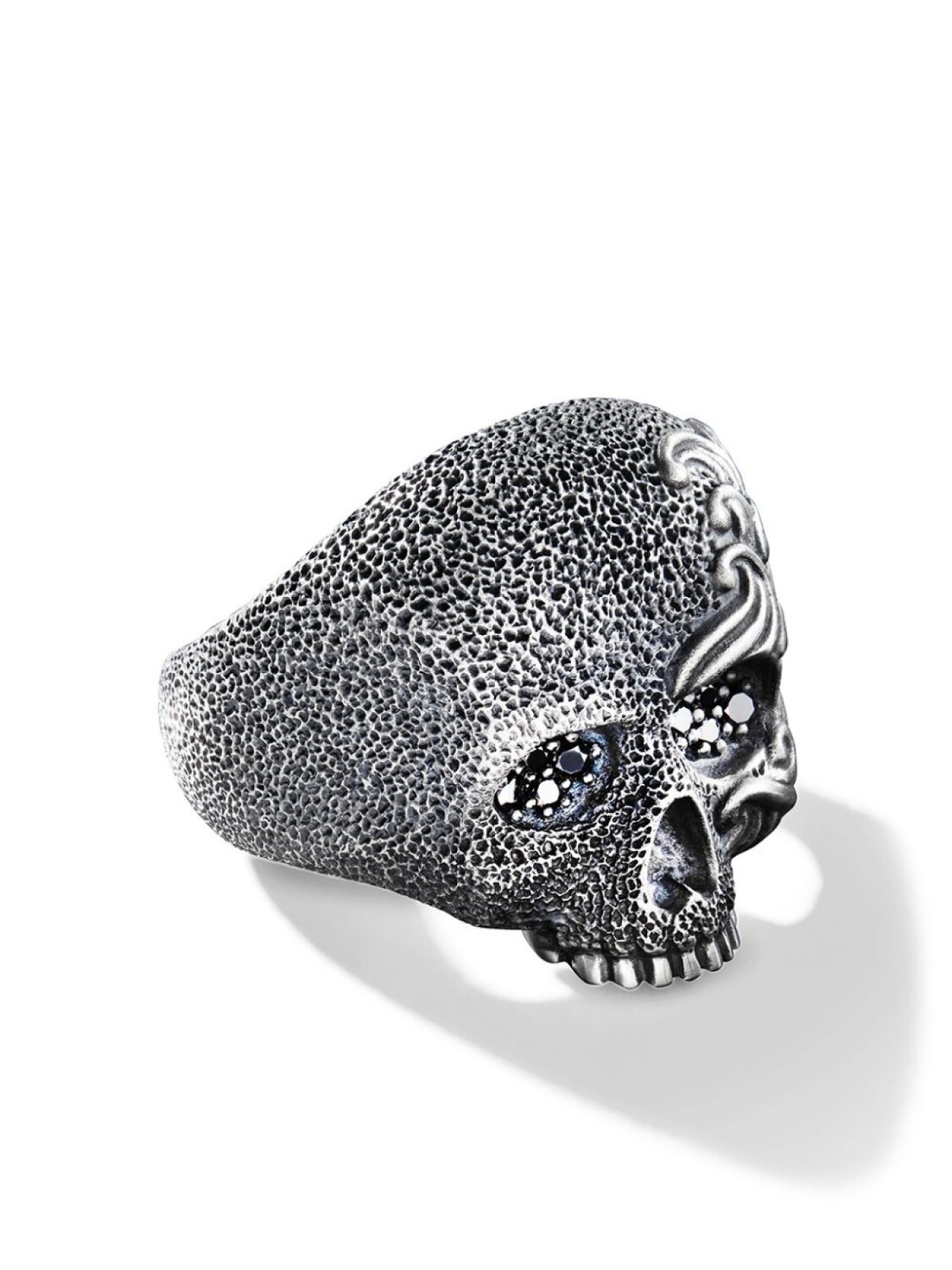 Серебряное кольцо Waves Skull с бриллиантами David Yurman, серебряный
Серебряное кольцо Waves Skull с бриллиантами David Yurman, серебряный