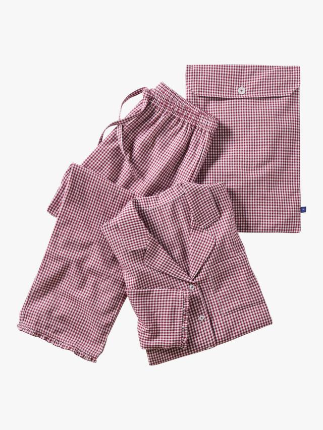 Комплект пижамы из хлопка с рюшами в клетку Christy
Комплект пижамы из хлопка с рюшами в клетку Christy