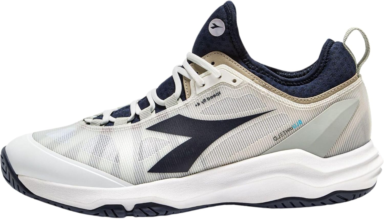 Мужские теннисные кроссовки Diadora Speed Blushield Fly 4 для любых покрытий, белый/синий
Мужские теннисные кроссовки Diadora Speed Blushield Fly 4 для любых покрытий, белый/синий