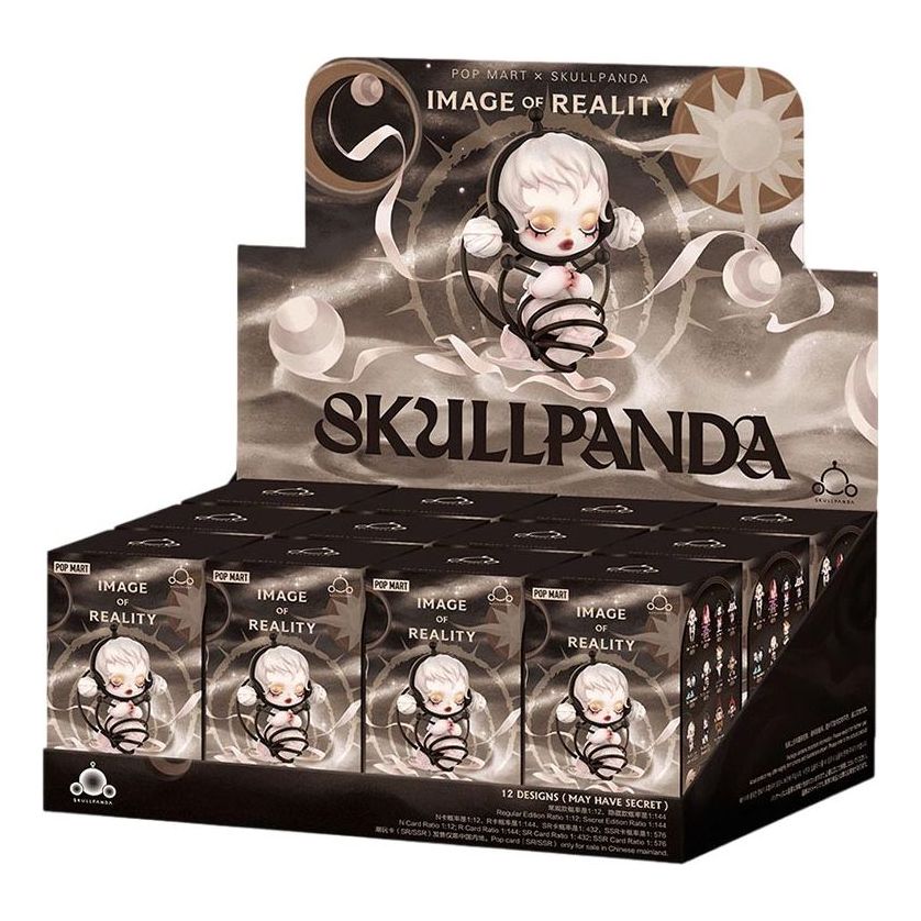 Pop Mart Skullpanda Image of Reality Запечатанный набор (12 коробочек-сюрпризов)
Pop Mart Skullpanda Image of Reality Запечатанный набор (12 коробочек-сюрпризов)