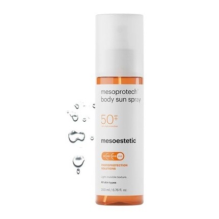 Mesoestetic Mesoprotech Body Sun Spray Protector Солнечный спрей для тела 
Mesoestetic Mesoprotech Body Sun Spray Protector Солнечный спрей для тела