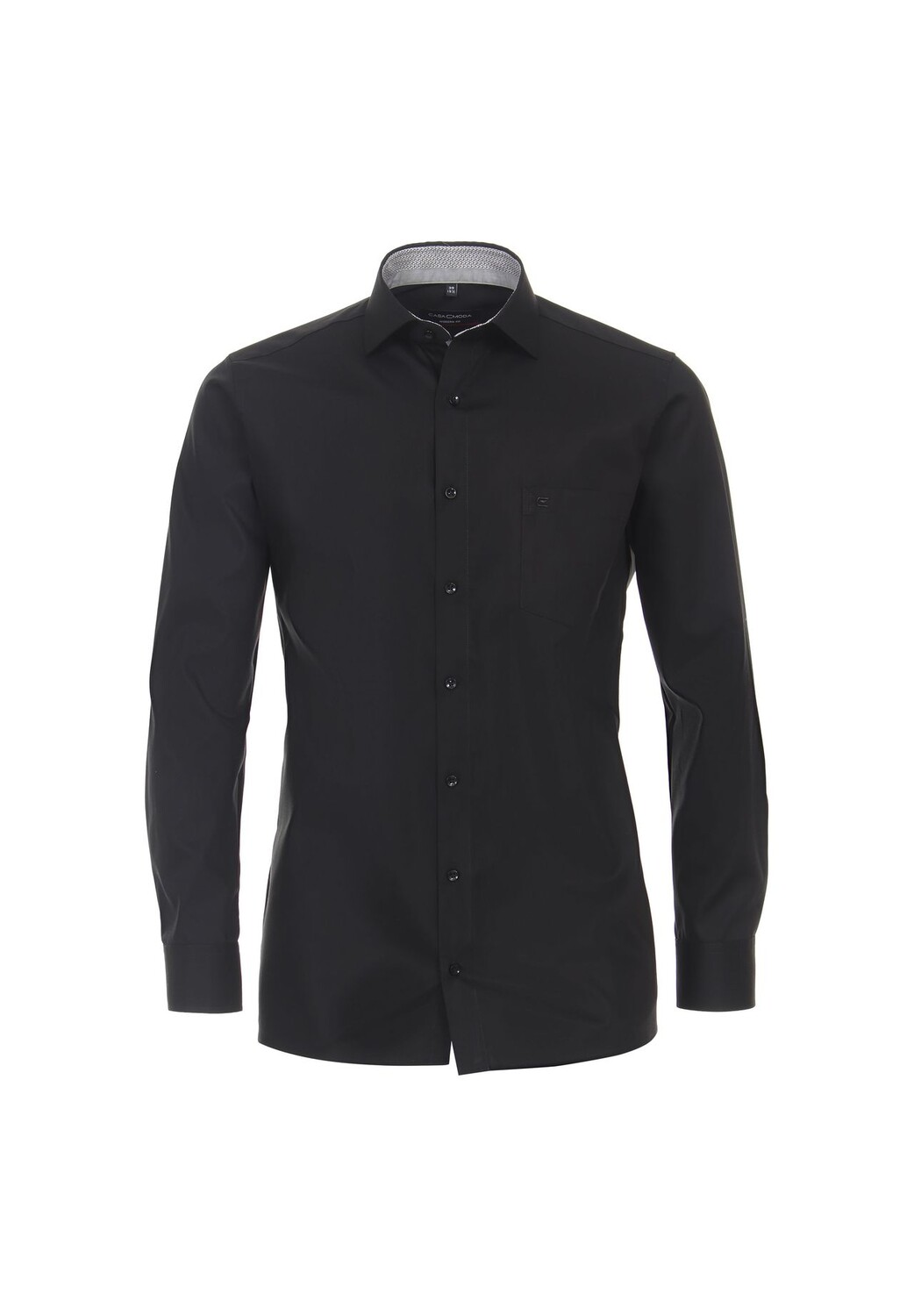 Мужская деловая рубашка однотонного современного кроя CASAMODA, черный
Мужская деловая рубашка однотонного современного кроя CASAMODA, черный