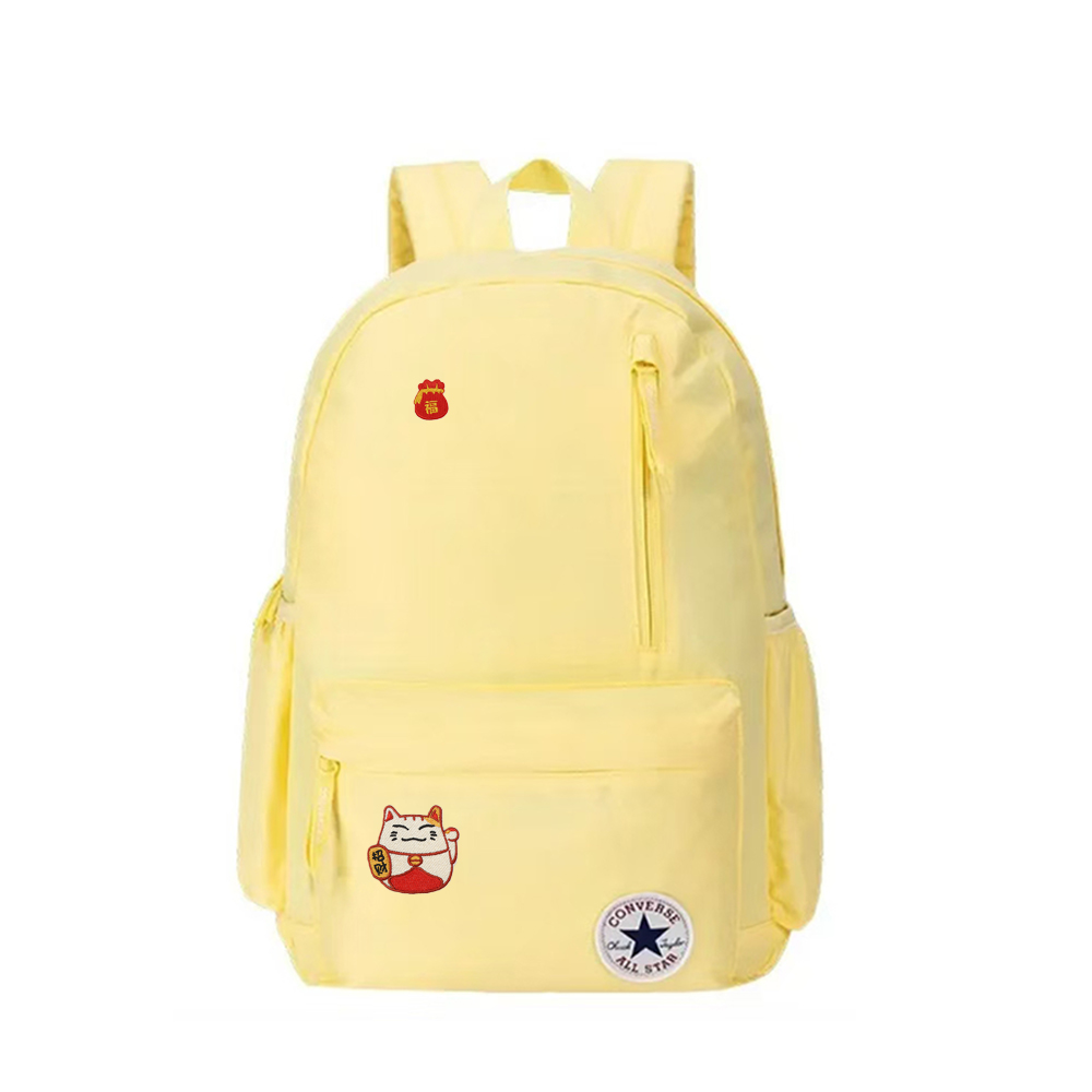 Converse Полиэстеровый рюкзак среднего размера унисекс светло-желтый, Lucky Cat
Converse Полиэстеровый рюкзак среднего размера унисекс светло-желтый, Lucky Cat