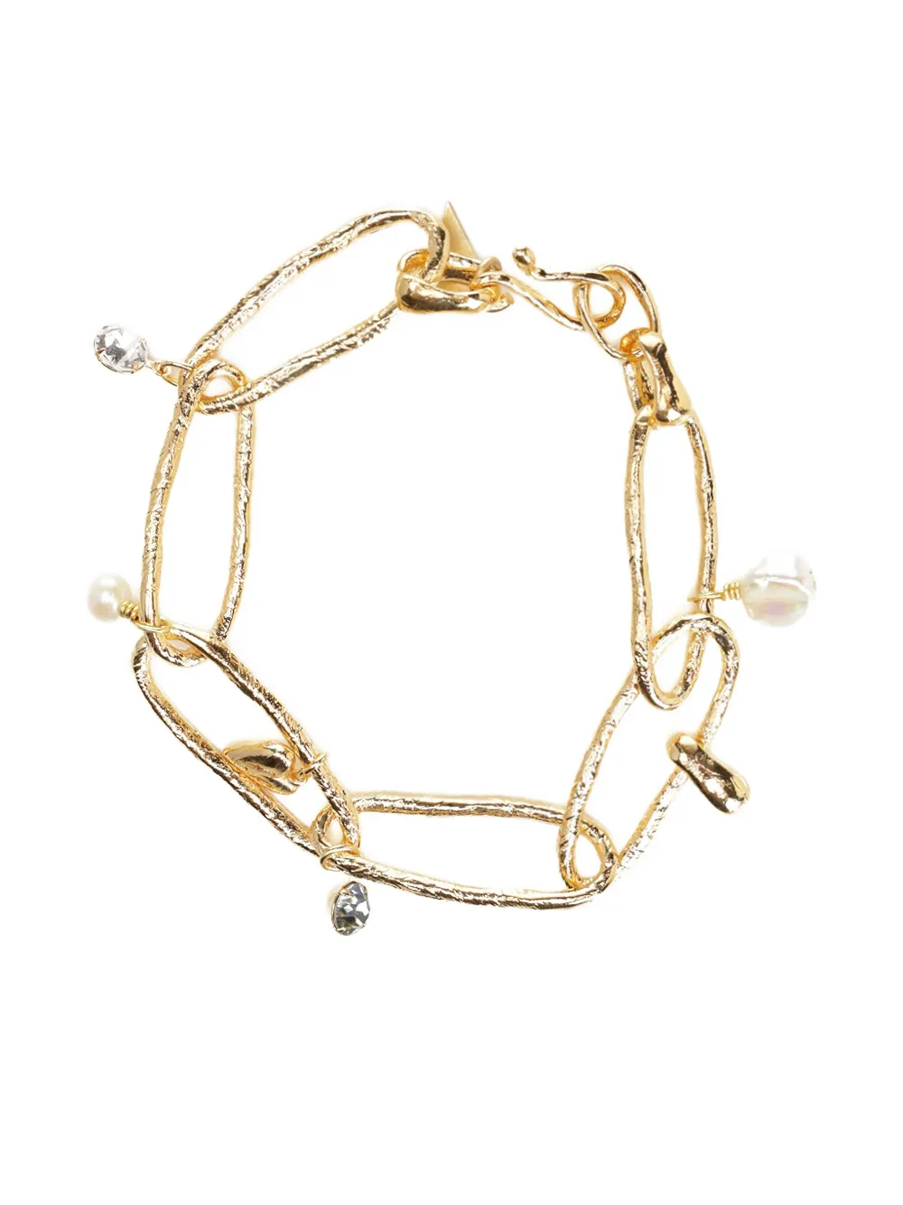 Текстурированный цепной браслет Forte Forte, золотой
Текстурированный цепной браслет Forte Forte, золотой