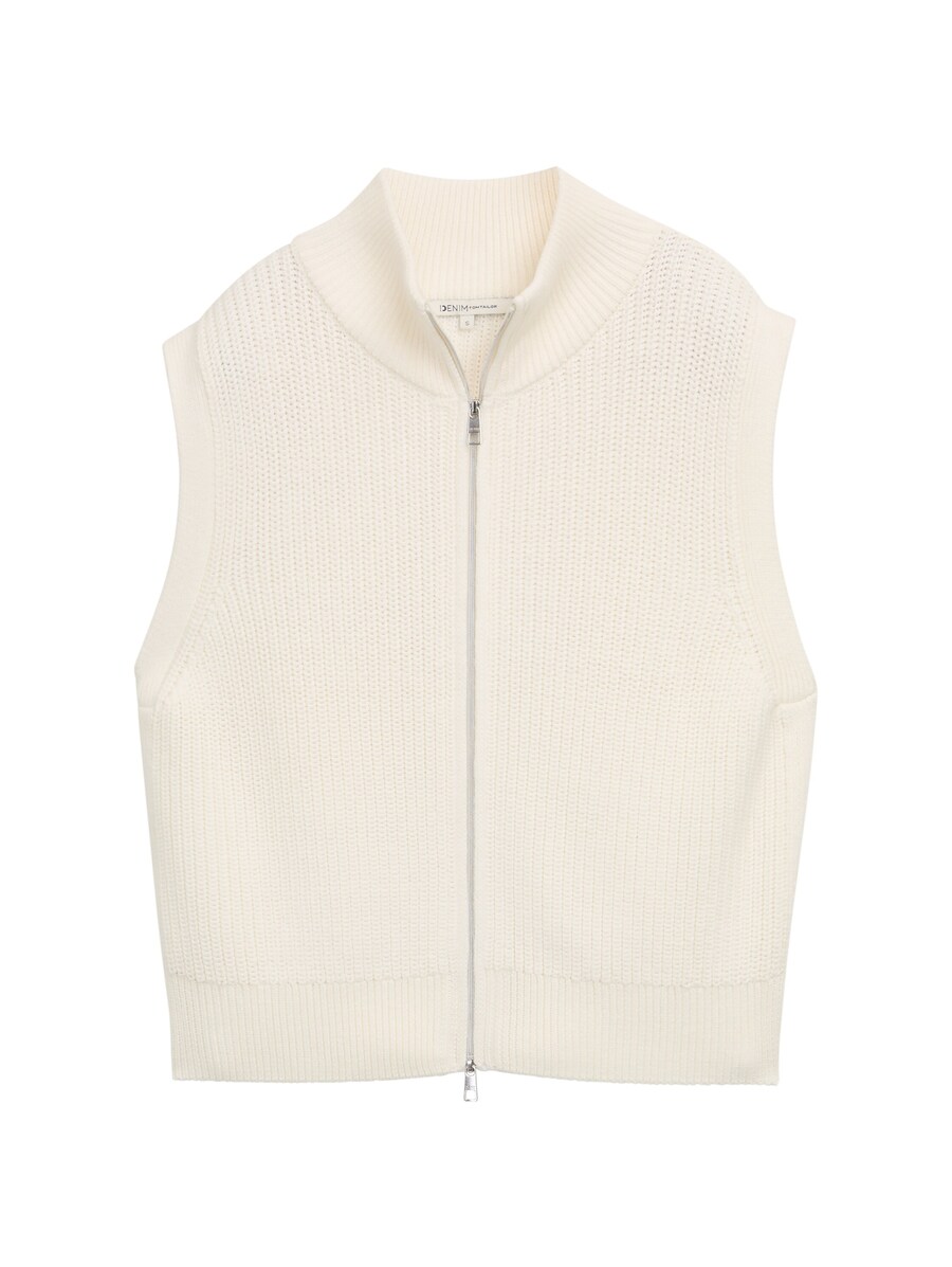 Вязаный жилет TOM TAILOR DENIM, Wool White
Вязаный жилет TOM TAILOR DENIM, Wool White