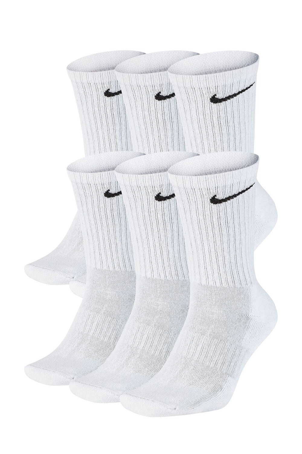 Набор из 6 пар носков на каждый день с амортизацией Nike, белый
Набор из 6 пар носков на каждый день с амортизацией Nike, белый