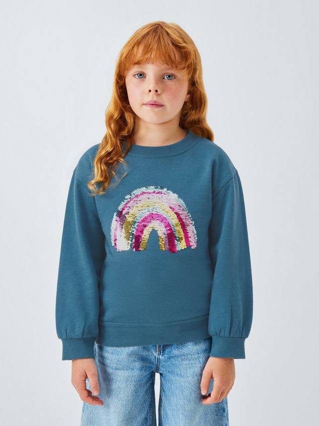 Детский свитшот с пайетками Rainbow John Lewis, Multi
Детский свитшот с пайетками Rainbow John Lewis, Multi