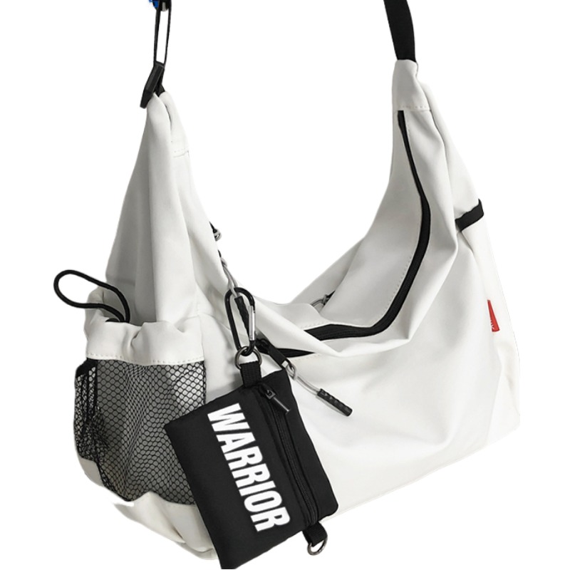WARRIOR Нейлоновая сумка через плечо кроссбоди большая унисекс бело-черная, White
WARRIOR Нейлоновая сумка через плечо кроссбоди большая унисекс бело-черная, White