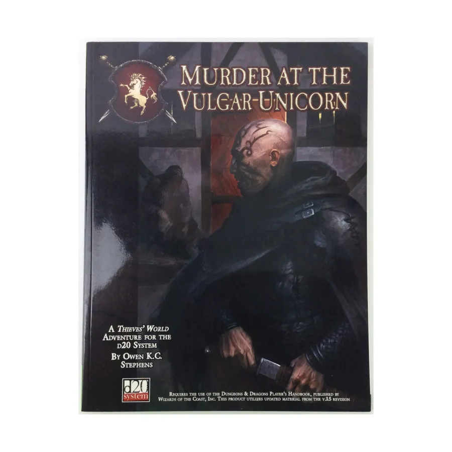 Модуль Murder at the Vulgar Unicorn, Thieves' World (Green Ronin Publishing)
Модуль Murder at the Vulgar Unicorn, Thieves' World (Green Ronin Publishing)