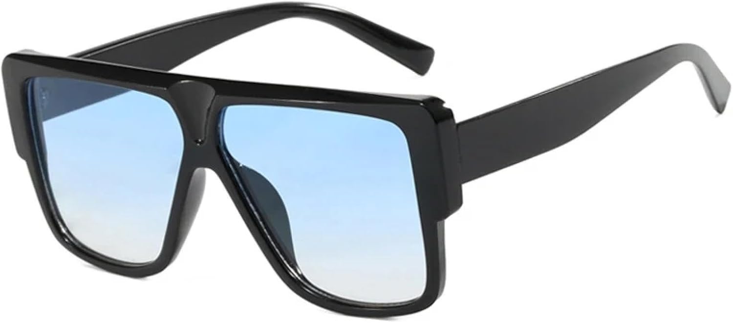 Модные солнцезащитные очки большого размера для женщин, ретро-градиентные солнцезащитные очки для мужчин, трендовые оранжево-синие солнцезащитные очки TVTBBVV, Black Blue Gradient
Модные солнцезащитные очки большого размера для женщин, ретро-градиентные солнцезащитные очки для мужчин, трендовые оранжево-синие солнцезащитные очки TVTBBVV, Black Blue Gradient