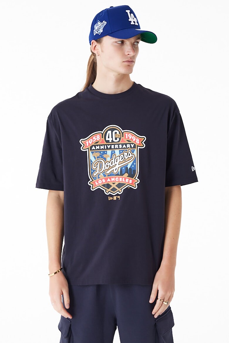 Хлопковая футболка с заниженными рукавами New Era, синий
Хлопковая футболка с заниженными рукавами New Era, синий