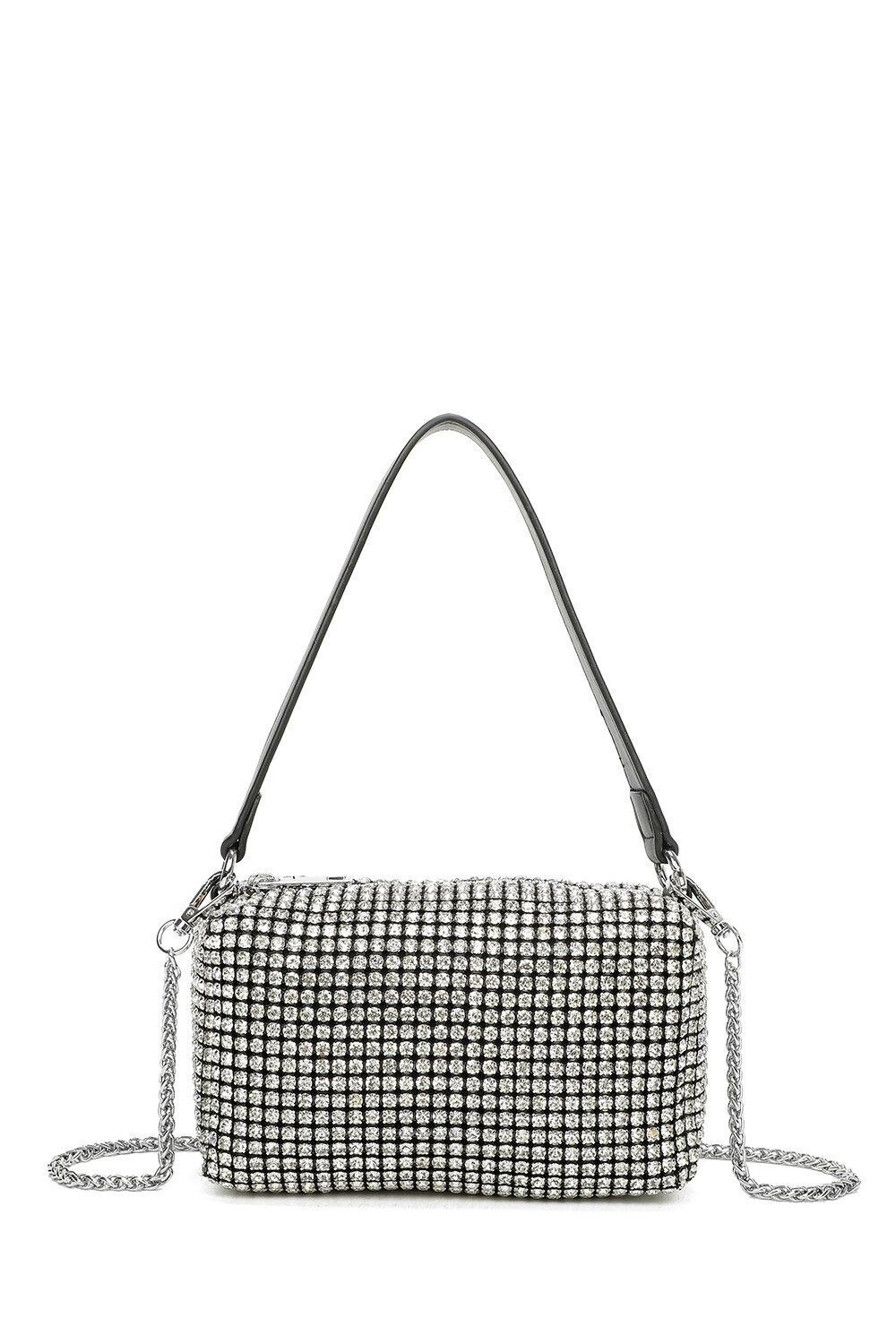 Сумка на плечо Koma с цепочкой и бриллиантами Fontanella Fashion, серебро, Серый, Сумка на плечо Koma с цепочкой и бриллиантами Fontanella Fashion, серебро
Сумка на плечо Koma с цепочкой и бриллиантами Fontanella Fashion, серебро, Серый, Сумка на плечо Koma с цепочкой и бриллиантами Fontanella Fashion, серебро