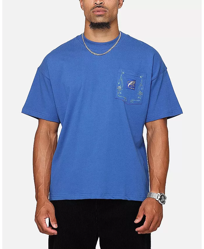 Мужская оверсайз футболка с цветочным принтом и карманом CARRE, синий
Мужская оверсайз футболка с цветочным принтом и карманом CARRE, синий