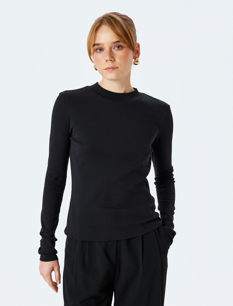 Рубашка Koton, черный 
Рубашка Koton, черный