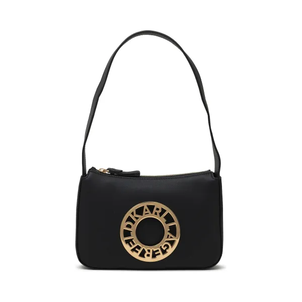 Кожаная сумка на плечо K/Disk Karl Lagerfeld, черный
Кожаная сумка на плечо K/Disk Karl Lagerfeld, черный