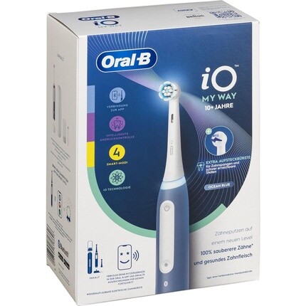 Электрическая зубная щетка Oral-B iO My Way 4 режима чистки Уход за зубами Дополнительная сменная насадка для щетки 1 дорожный футляр Разработано Braun Ocean Blue
Электрическая зубная щетка Oral-B iO My Way 4 режима чистки Уход за зубами Дополнительная сменная насадка для щетки 1 дорожный футляр Разработано Braun Ocean Blue