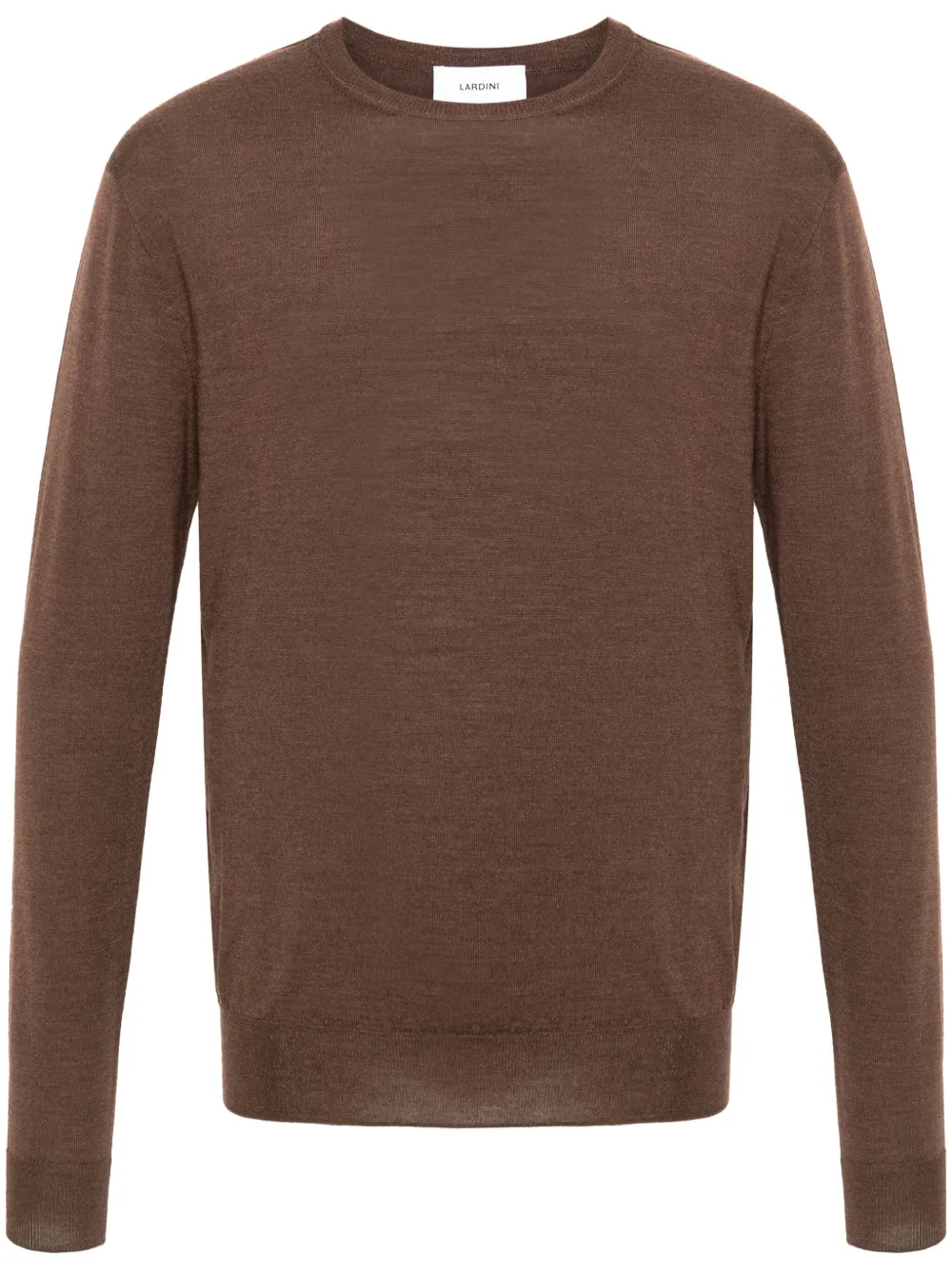 Джемпер из смесовой шерсти с круглым вырезом Lardini, коричневый
Джемпер из смесовой шерсти с круглым вырезом Lardini, коричневый