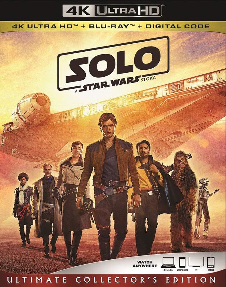 Диск Blu-ray Solo: A Star Wars Story
Диск Blu-ray Solo: A Star Wars Story
