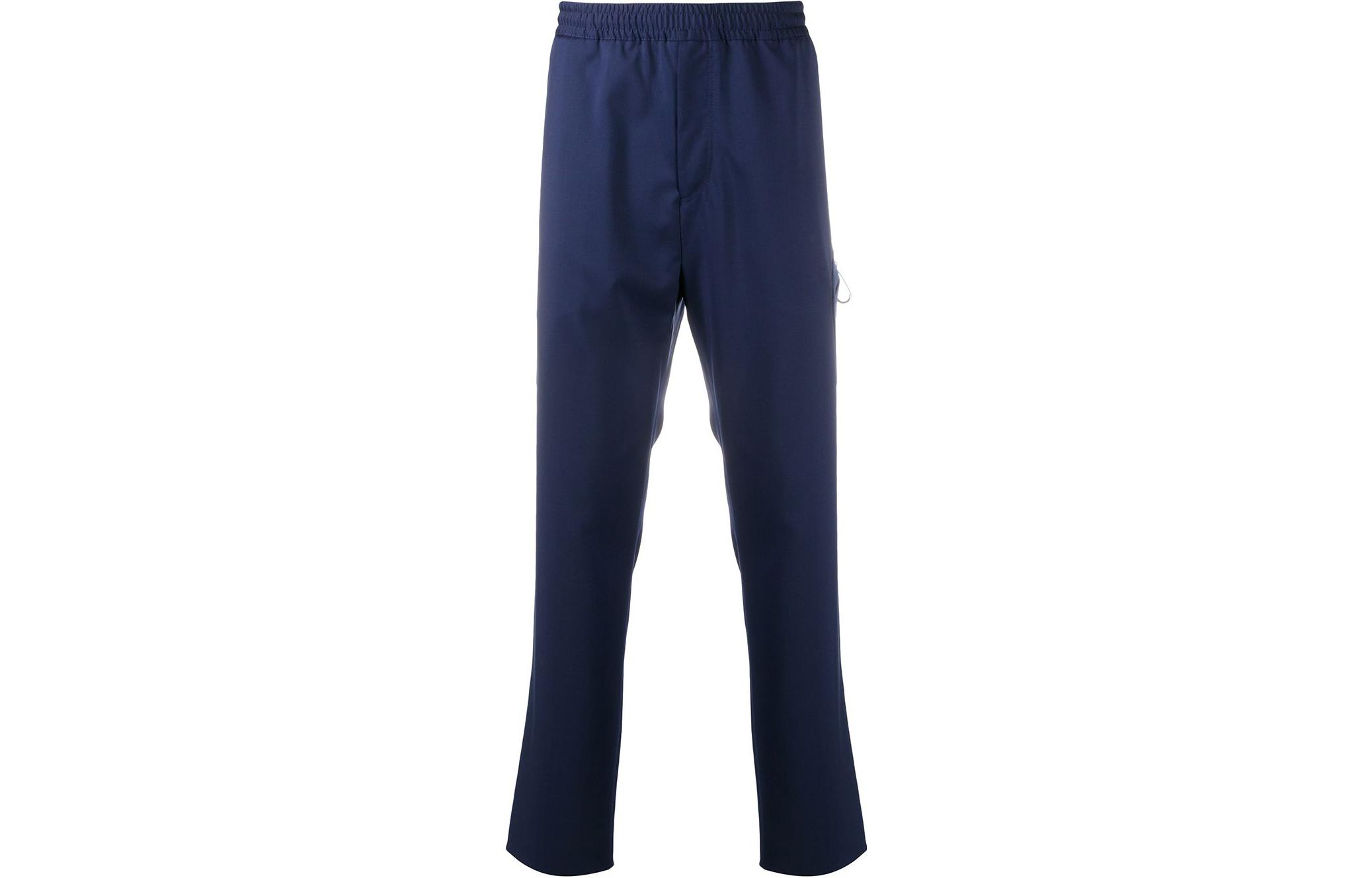 Вязаные спортивные штаны мужские синие Givenchy 
Вязаные спортивные штаны мужские синие Givenchy